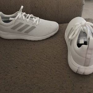 White and grey adidas